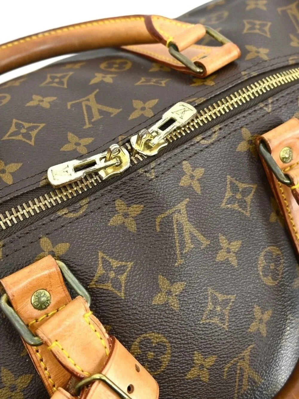 Best02 LOUIS VUITTON MONOGRAM KEEPALL BANDOULIERE 60 BAG